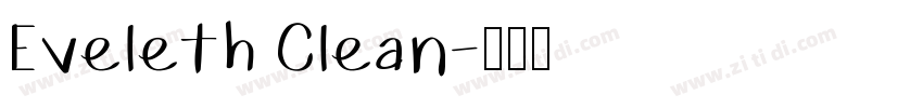 Eveleth Clean字体转换